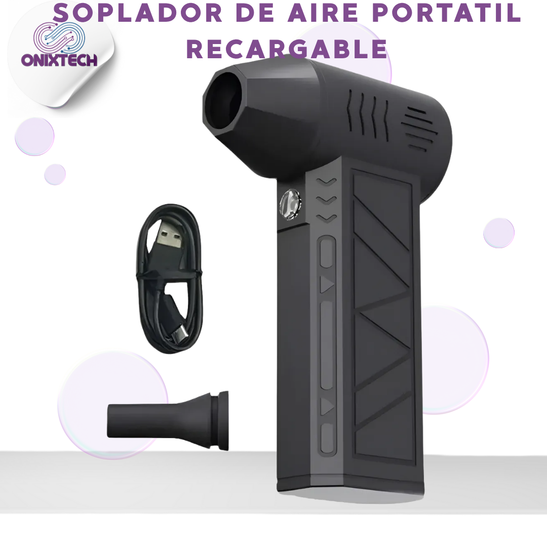 SOPLADOR DE AIRE PORTATIL RECARGABLE